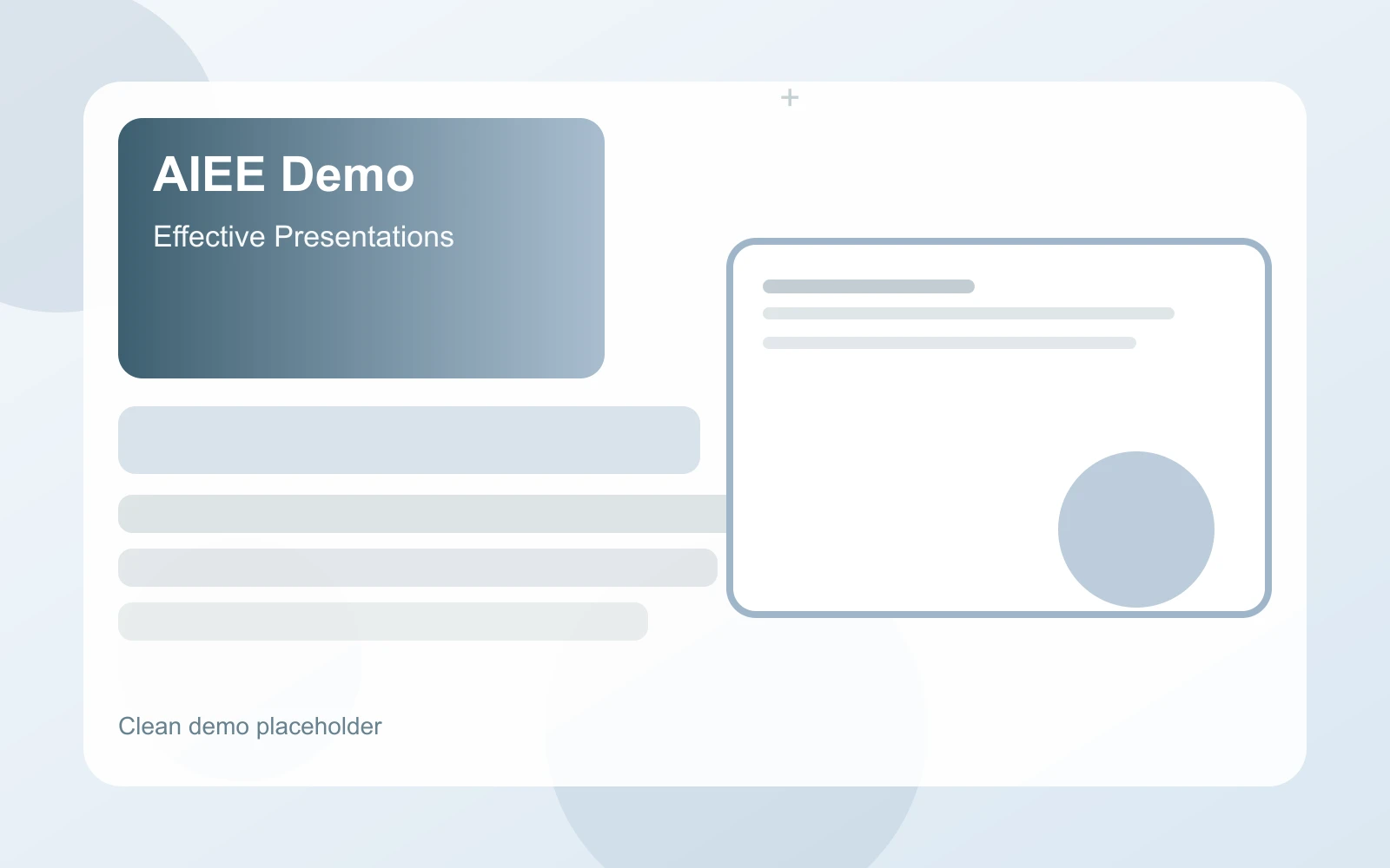 Presentation creation